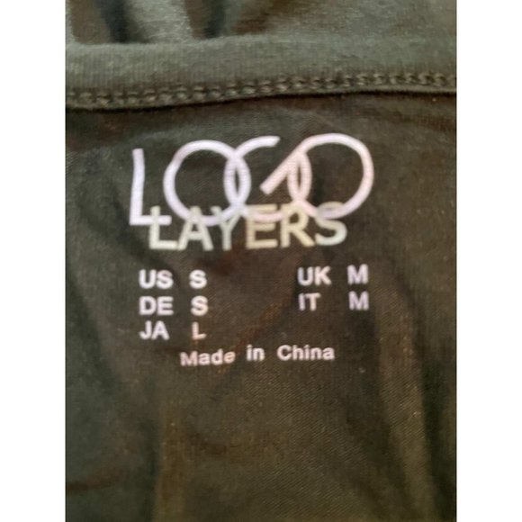 LOGO Layers by Lori Goldstein Tank Top with Contrast Stitching SMALL (313) - Picture 3 of 5